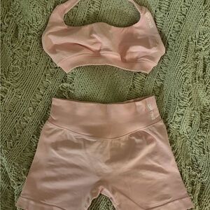 Dafne Women's Pink Athletic Shorts